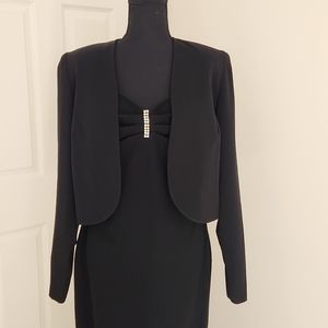 Evening gown, black, size 10